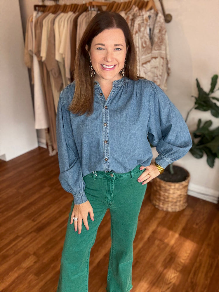 Going Strong Jeans in Green