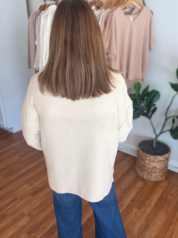 Cloud Nine Top in Tan