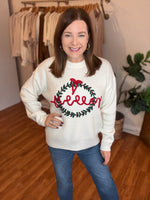 Merry Wreath Sweater