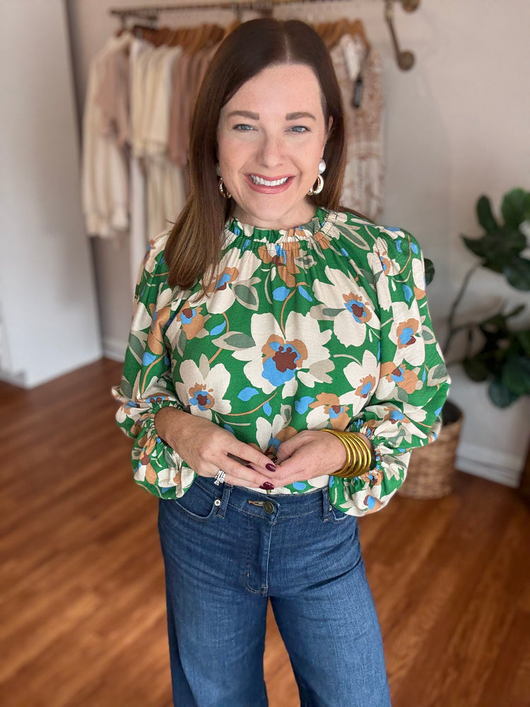Sweet Little Things Top in Green
