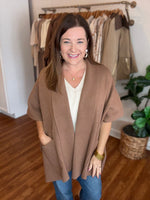 Made for You Cardigan in Mocha