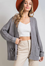 Nothing But Love Cardigan in Gray