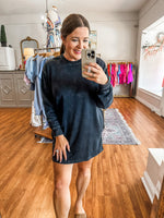 Catch Yourself Tunic in Black