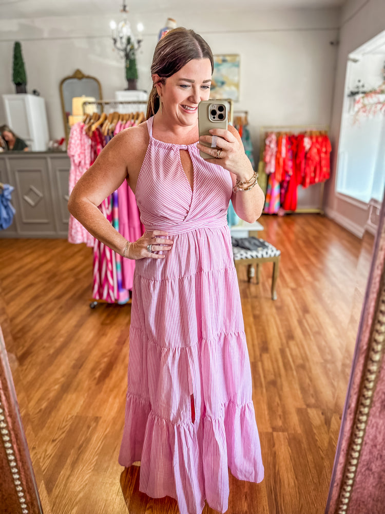 By the Coast Maxi in Pink