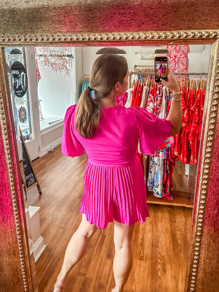 That Summer Feeling Romper in Pink