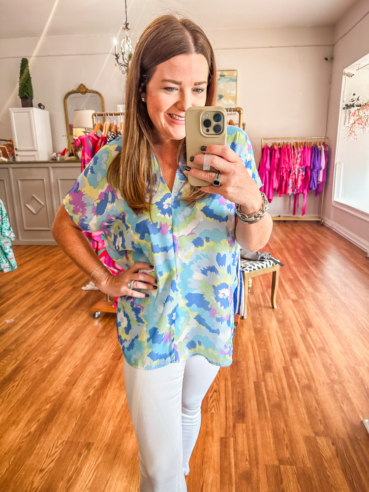 Willow Top in Baby Blues