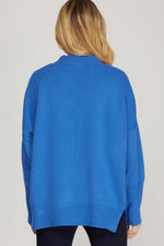 Call it What You Want Sweater in Blue