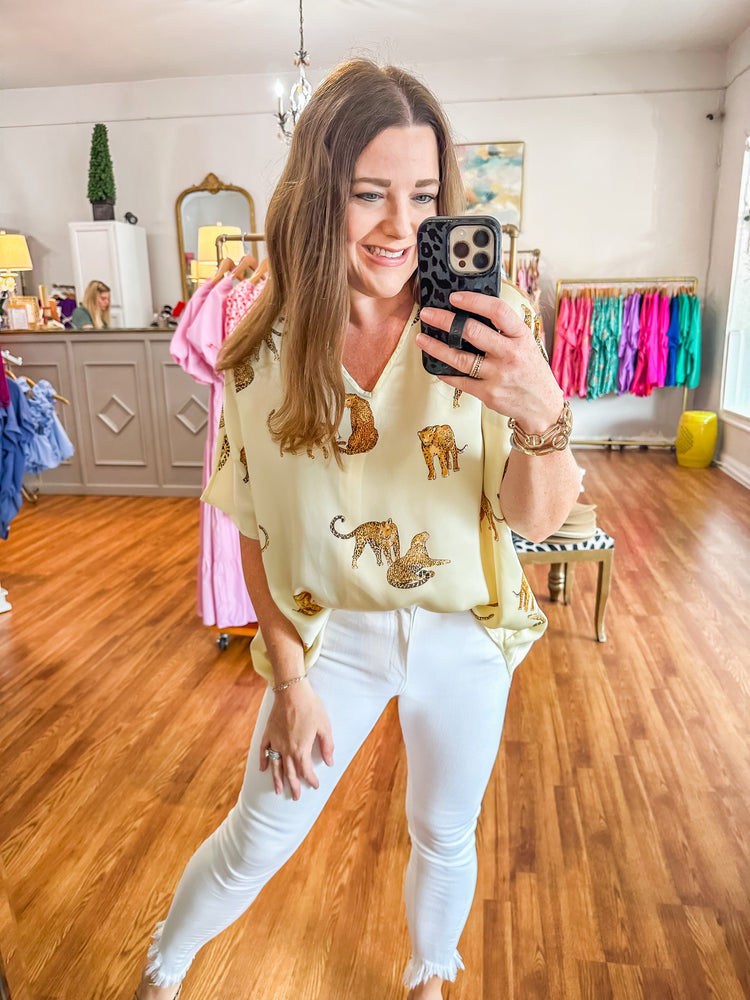 Call of the Wild Top in Ivory