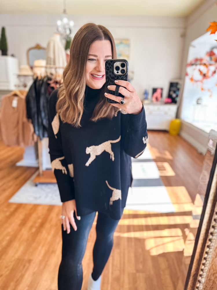 On the Wild Side Sweater in Black