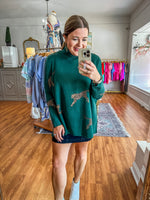 On the Wild Side Sweater in Green
