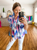 Wake Up Call Top in Blue