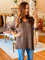 Clearly Yours Sweater in Brown