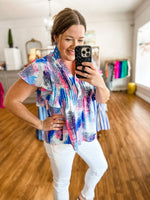 Wake Up Call Top in Blue
