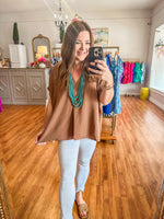 Talk About it Top in Camel