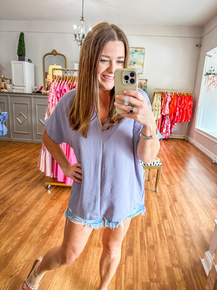 Anywhere, Everywhere Top in Lilac