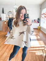 On the Wild Side Sweater in Tan