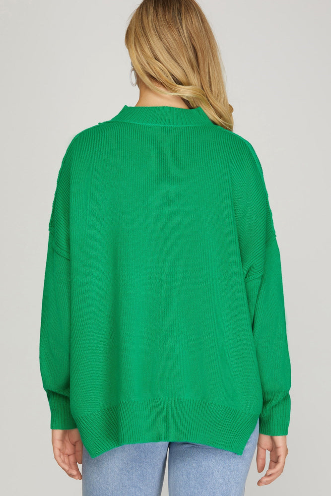 Call it What You Want Sweater in Green