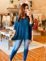 Clearly Yours Sweater in Teal