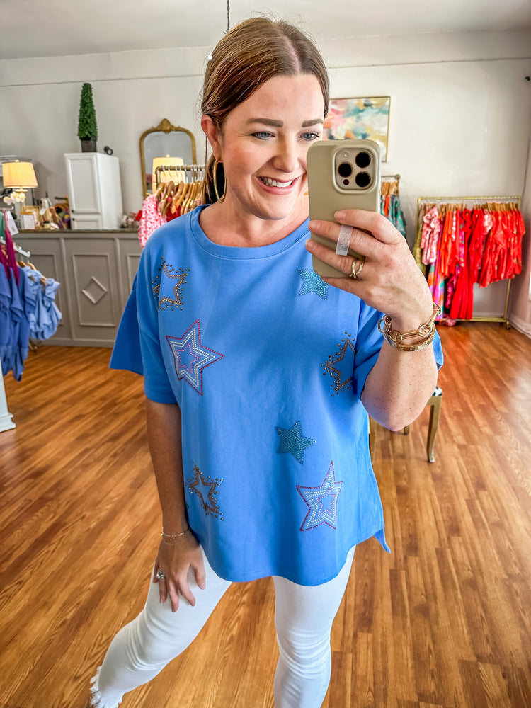 Patriotic Star Top