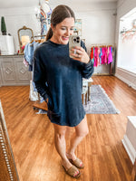 Catch Yourself Tunic in Black