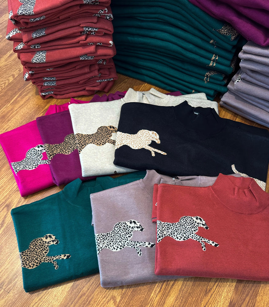 On the Wild Side Sweater in Plum