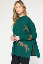 On the Wild Side Sweater in Green