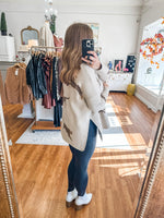 On the Wild Side Sweater in Tan