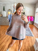 On the Wild Side Sweater in Mocha