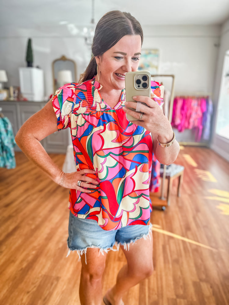 Anywhere With You Top in Pink