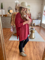 Clearly Yours Sweater in Berry