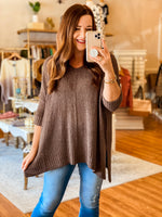 Clearly Yours Sweater in Brown