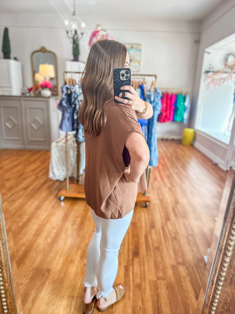 Talk About it Top in Camel