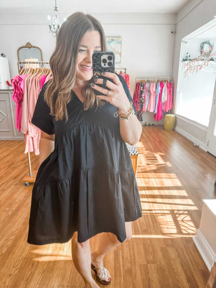 Meet You Later Dress in Black