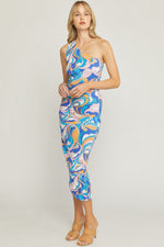 New Levels Dress in Blue