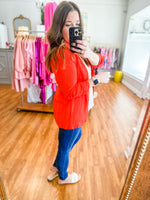 Feeling Confident Blazer in Poppy