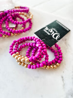 Purple Bracelet Set