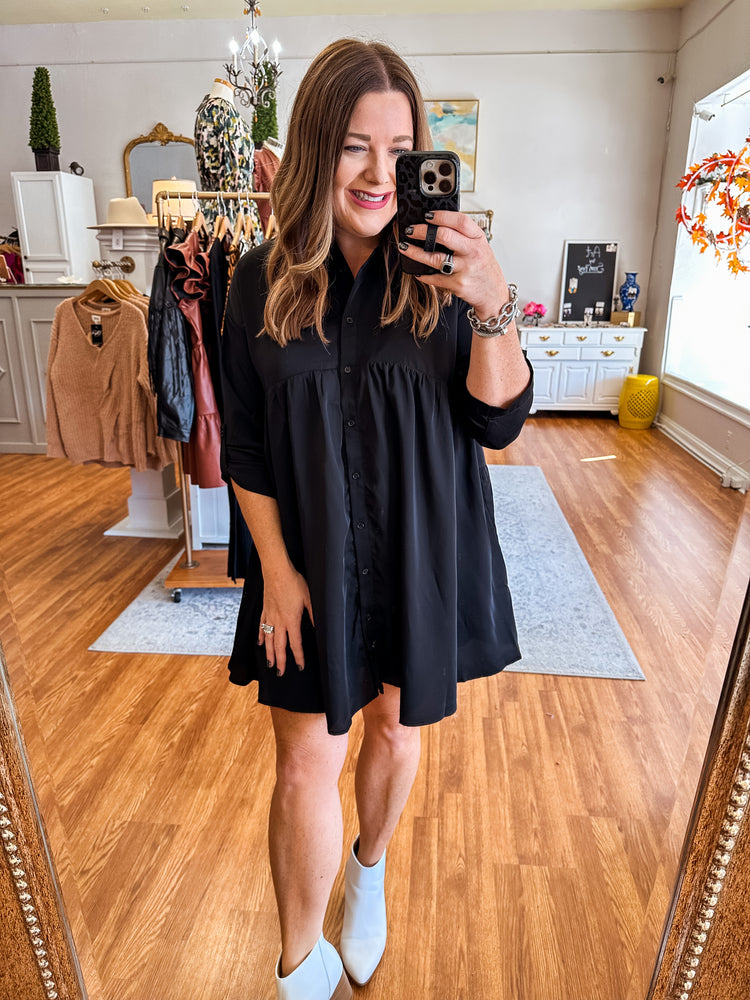 On Repeat Dress in Black