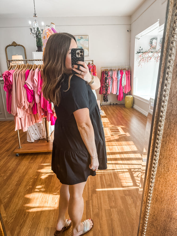 Meet You Later Dress in Black