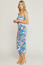 New Levels Dress in Blue