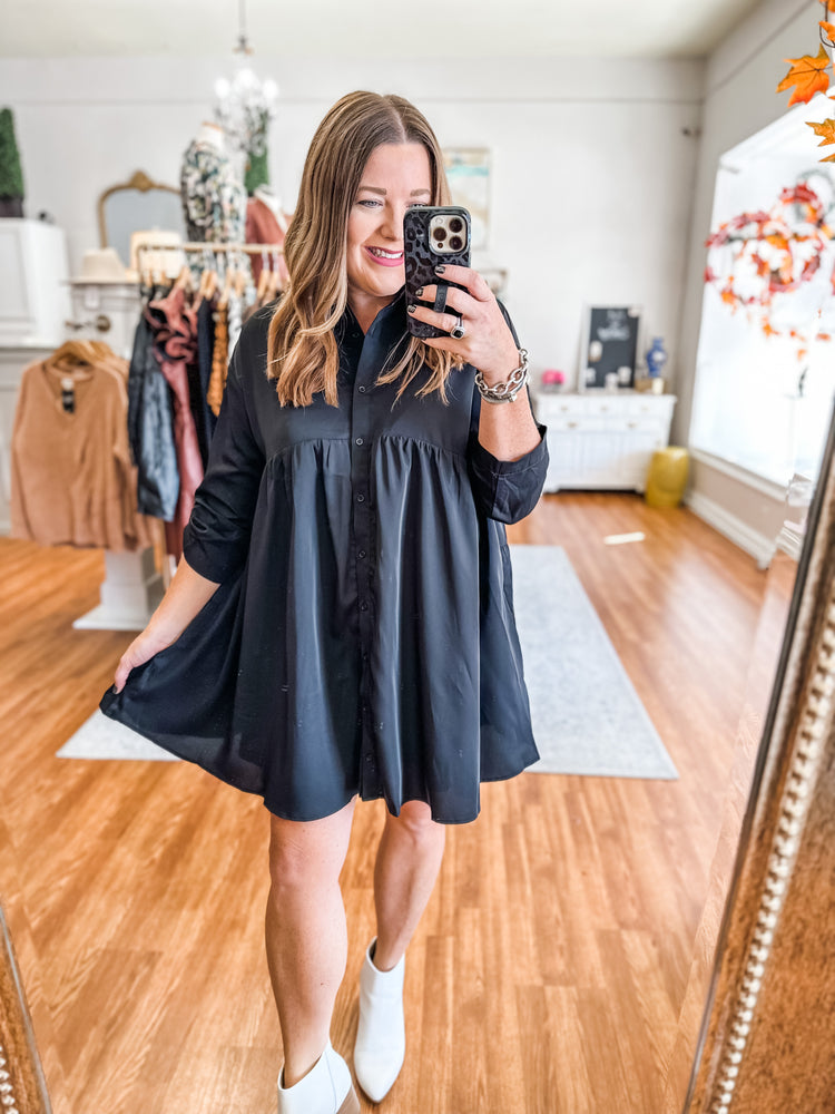 On Repeat Dress in Black