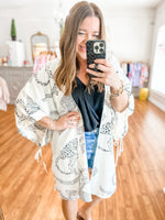 Wild About It Kimono in Off White